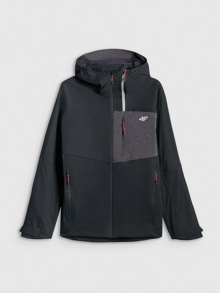 4F Kurtka softshell wiatroodporna membrana 10000 męska - czarna 3XL. Czarne kurtki 4F, l, bez wzorów, z materiału, bez kaptura. Za 699.99 zł.