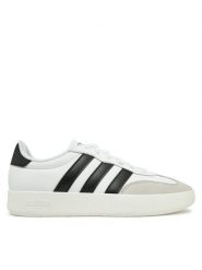 Adidas Sneakersy Barreda JI2306 Biały. Białe buty sportowe casual Adidas, bez wzorów, ze skóry, bez zapięcia. Za 219.99 zł.