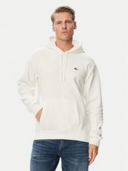 Lacoste Bluza SH8863 Kremowy Relaxed Fit. Białe bluzy LACOSTE, m, bez wzorów, z bawełny, bez kaptura. Za 624.99 zł.