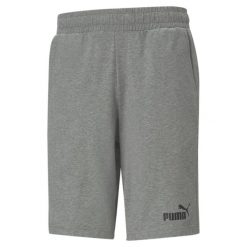Męskie szorty z dżerseju Essentials PUMA Medium Gray Heather. Szare szorty Puma, m, bez wzorów, z dżerseju, sportowe. Za 183.50 zł.