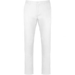 Spodnie Kariban Chino. Białe eleganckie spodnie KARIBAN, m. Za 212.00 zł.
