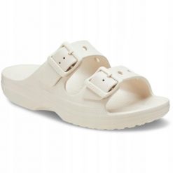Klapki Dla Dorosłych Crocs Saturday. Brązowe klapki Crocs, z materiału. Za 230.80 zł.
