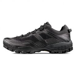 Buty trekkingowe męskie Mammut Ducan Ii Low Gtx. Czarne buty trekkingowe Mammut, bez wzorów, z materiału, bez zapięcia, trekkingowe. Za 953.00 zł.