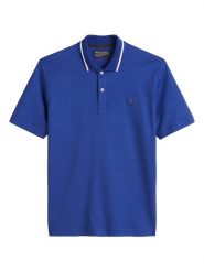 Marc O´Polo Koszulka polo w kolorze niebieskim rozmiar: M. Niebieskie koszulki polo m, bez wzorów, z bawełny, bez kołnierzyka, bez ramiączek. Za 203.45 zł.
