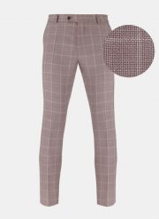 PAKO LORENTE – Spodnie męskie garniturowe BUDI PPLM9-6G-205-R. Czerwone eleganckie spodnie Pako Lorente, m, z tkaniny. Za 99.99 zł.