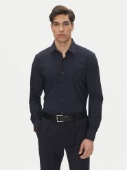 BOSS Koszula P-Hank 50539391 Granatowy Slim Fit. Niebieskie koszule Boss, m, bez wzorów, z syntetyku, bez kołnierzyka, bez ramiączek. Za 339.99 zł.