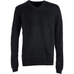 Ciemnoszary Sweter L'Aquila. Szare swetry nierozpinane Born2be, na jesień, l, bez wzorów, bez kołnierzyka, bez ramiączek. Za 59.99 zł.