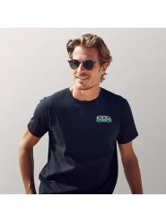 WOOOP Koszulka "Blue van" w kolorze granatowym rozmiar: L. Niebieskie bezrękawniki Wooop, l, bez wzorów, z bawełny, bez kołnierzyka, bez ramiączek. Za 61.17 zł.