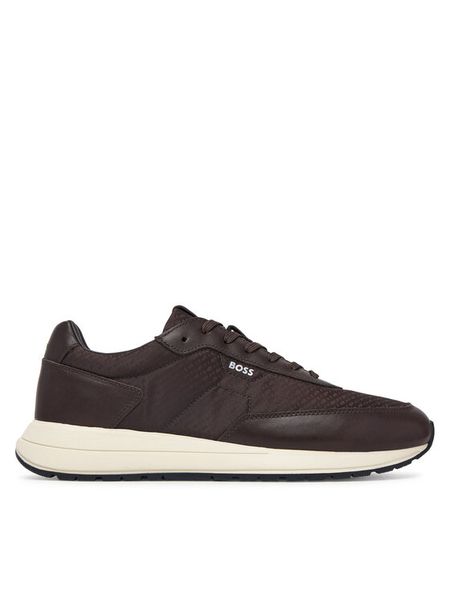 BOSS Sneakersy Vinston 50573572 Brązowy ciemny. Brązowe buty sportowe casual Boss, bez wzorów, z materiału, bez zapięcia. Za 799.99 zł.