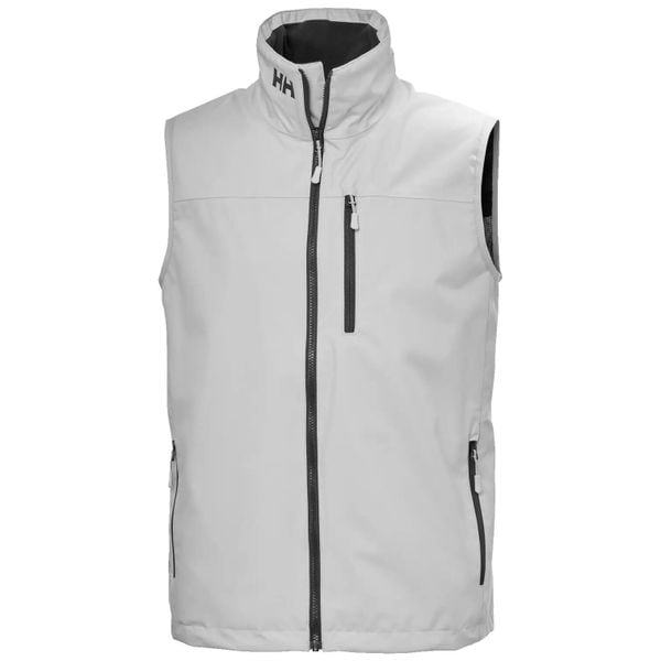 Kurtka wodoodporna bez rękawów Helly Hansen Crew 2.0. Szare kurtki Helly Hansen, m, bez wzorów, z polaru, bez kaptura. Za 648.15 zł.