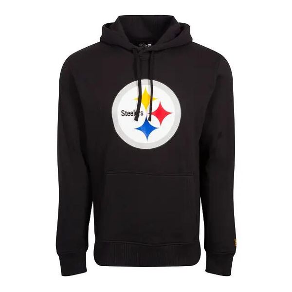 Bluza z kapturem Steelers NFL. Czarne bluzy z kapturem New Era, l, bez wzorów, ze skóry, z kapturem. Za 179.50 zł.