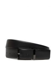 Guess Pasek Męski BMCMCL P4435 Czarny. Czarne paski Guess, z aplikacjami, ze skóry. Za 219.99 zł.