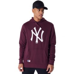 Bluza z kapturem New Era Nos Mlb Regular Hoodie, Mężczyźni. Fioletowe bluzy New Era, m, bez wzorów, z bawełny, z kapturem. Za 390.00 zł.