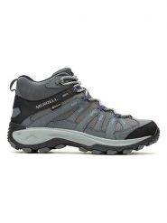 Merrell Botki turystyczne "Claypool 2" w kolorze szarym rozmiar: 41. Szare buty trekkingowe Merrell, bez wzorów, z gore-texu, bez zapięcia. Za 404.99 zł.