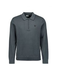 No Excess Sweter w kolorze szarym rozmiar: L. Szare swetry nierozpinane No Excess, l, bez wzorów, z bawełny, bez kołnierzyka, bez ramiączek. Za 112.83 zł.