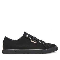 Tenisówki Calvin Klein Jeans. Czarne trampki Calvin Klein Jeans, m, bez wzorów, bez zapięcia. Za 299.99 zł.
