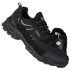 Buty męskie trekkingowe wodoodporne DK FALCON. Czarne trekkingi DK, bez wzorów, bez zapięcia. Za 159.00 zł.