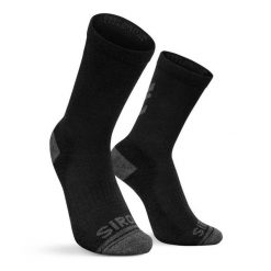 Skarpetki rowerowe zimowe unisex DW Fjord. Czarne skarpety SIROKO, bez wzorów, z wełny. Za 85.00 zł.