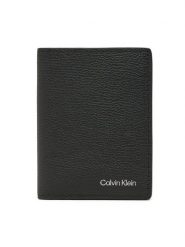 Calvin Klein Duży Portfel Męski Warmth K50K512683 Czarny. Czarne portfele CALVIN KLEIN, bez wzorów, ze skóry. Za 239.99 zł.