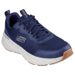 Męskie EDGERIDE REKZE Sneakersy Granatowy / Biały. Białe buty sportowe casual Skechers, bez wzorów, z gumy, bez zapięcia. Za 279.99 zł.