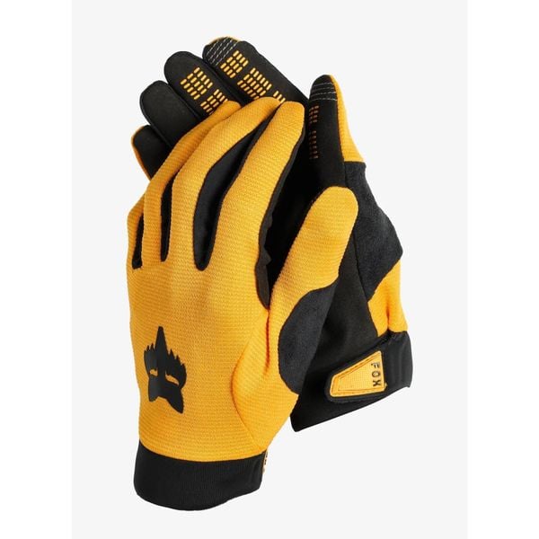 Rękawiczki rowerowe męskie Fox Ranger Glove. Żółte rękawiczki FOX, bez wzorów. Za 114.99 zł.