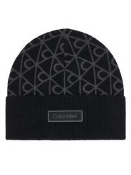 Calvin Klein Czapka LV04D8106G Czarny. Czarne czapki zimowe CALVIN KLEIN, bez wzorów, z wełny. Za 209.99 zł.
