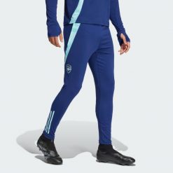Spodnie Arsenal Tiro 24 Training. Niebieskie spodnie treningowe długie Adidas, m, bez wzorów, z materiału. Za 355.96 zł.