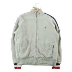 Second life - Bluza męska z wysokim kołnierzem na zamek - Stan bardzo dobry. Szare bluzy bez kaptura RALPH LAUREN, l, bez wzorów, bez kaptura. Za 249.96 zł.