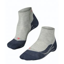 Krótkie skarpetki Falke RU4. Szare skarpetki sportowe Falke, bez wzorów, z bawełny. Za 138.50 zł.