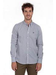 The Time of Bocha Koszula w kolorze zielono-niebieskim rozmiar: L. Niebieskie koszule The Time of Bocha, l, bez wzorów, z bawełny, bez kołnierzyka, bez ramiączek. Za 145.26 zł.