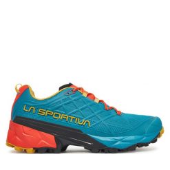 Buty do biegania La Sportiva. Niebieskie buty do biegania La Sportiva, bez wzorów, bez zapięcia, do biegania. Za 579.99 zł.