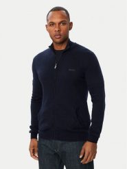 Guess Kardigan M6YR08 Z0913 Granatowy Regular Fit. Niebieskie swetry rozpinane Guess, m, z aplikacjami, z syntetyku, bez kołnierzyka, bez ramiączek. Za 434.99 zł.