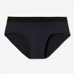 Slipki sportowe męskie. Niebieskie slipki Decathlon, m, bez wzorów, z elastanu. Za 24.99 zł.