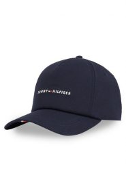 Tommy Hilfiger Czapka z daszkiem Th Foundation Soft 6 Panel Cap AM0AM13162 Granatowy. Niebieskie czapki z daszkiem Tommy Hilfiger, bez wzorów, z bawełny. Za 129.99 zł.