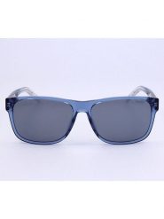 HUGO Męskie okulary przeciwsłoneczne w kolorze niebiesko-granatowym rozmiar: 57. Niebieskie okulary przeciwsłoneczne Hugo. Za 239.99 zł.