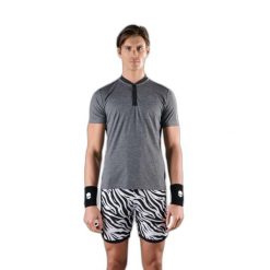 Polo Hydrogen Tech Serafino. Szare koszulki polo HYDROGEN, l, bez wzorów, bez kołnierzyka, bez ramiączek, tenisowe. W wyprzedaży za 323.50 zł.