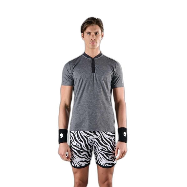 Polo Hydrogen Tech Serafino. Szare koszulki polo HYDROGEN, l, bez wzorów, bez kołnierzyka, bez ramiączek, tenisowe. W wyprzedaży za 323.00 zł.