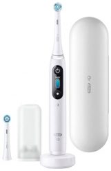 Szczoteczka magnetyczna Oral-B iO 8N White Alabaster + Etui biały. Szczoteczki elektryczne ORAL B. Za 699.00 zł.