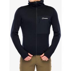Bluza z kapturem męska Berghaus Ridge-Hiker Hoody. Czarne bluzy z kapturem Berghaus, m, bez wzorów, z kapturem. Za 654.49 zł.