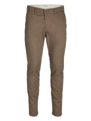 Jack & Jones Spodnie chino w kolorze brązowym rozmiar: W28/L32. Brązowe eleganckie spodnie Jack & Jones, l. Za 74.63 zł.