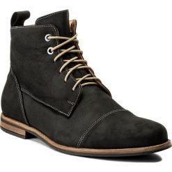 Trzewiki SERGIO BARDI - Austis FW127287017TM 401. Czarne botki sznurowane Sergio Bardi, bez wzorów, z materiału, bez obcasa, bez zapięcia. W wyprzedaży za 229.00 zł.