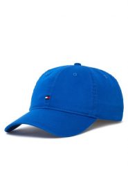 Tommy Hilfiger Czapka z daszkiem Th Flag Soft 6 Panel Cap AM0AM14099 Niebieski. Niebieskie czapki z daszkiem Tommy Hilfiger, bez wzorów, z bawełny. Za 169.99 zł.