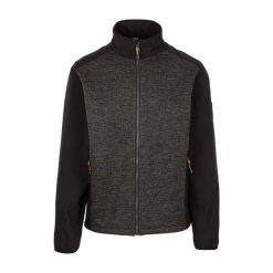 Męska Kurtka Soft Shell Mariano DLX. Czarne kurtki Trespass, m, bez wzorów, z dzianiny, bez kaptura. Za 310.99 zł.