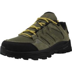 Buty COLUMBIA REDMOND IV LOW WP Zielony. Zielone buty trekkingowe Columbia, bez wzorów, ze skóry, bez zapięcia. Za 407.99 zł.