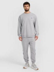 4F Bluza dresowa nierozpinana bez kaptura męska - szara S. Szare bluzy 4F, m, bez wzorów, z bawełny, bez kaptura. W wyprzedaży za 99.99 zł.