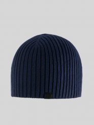 4F Czapka zimowa męska - granatowa Uniwersalny. Niebieskie czapki zimowe 4F, bez wzorów, z bawełny. Za 59.99 zł.