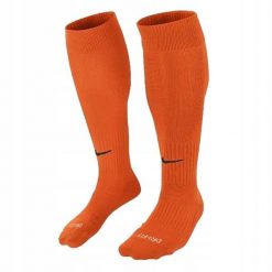 Getry do piłki nożnej Nike Classic II Cush OTC. Zielone legginsy długie sportowe Nike, bez wzorów, do piłki nożnej. Za 38.00 zł.
