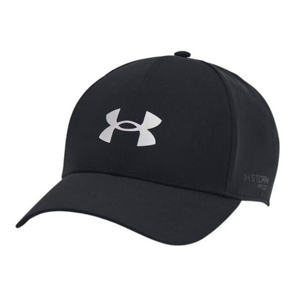 Czapka męska Under Armour M Driver Rain Str Black Black. Czarne czapki zimowe Under Armour, bez wzorów, z tkaniny. Za 244.99 zł.