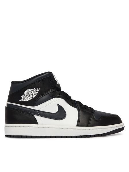 Nike Sneakersy Air Jordan 1 Mid DQ8426 010 Czarny. Czarne buty sportowe casual Nike, bez wzorów, ze skóry, bez zapięcia. Za 599.99 zł.