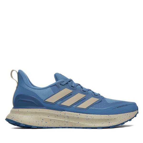 Buty do biegania adidas. Niebieskie buty do biegania Adidas, bez wzorów, bez zapięcia, do biegania. Za 349.99 zł.